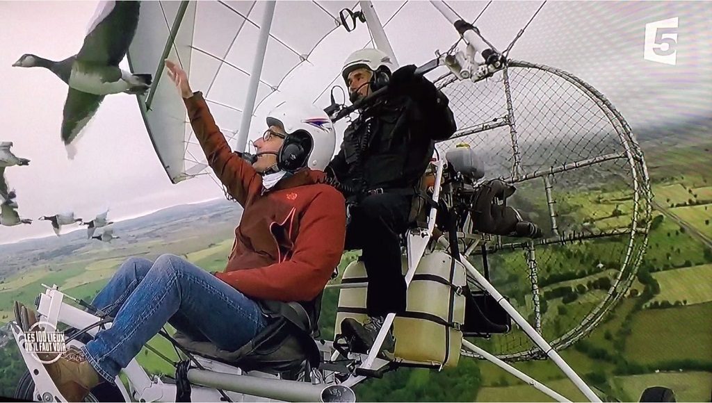 France 5 Voler en ULM avec les oies