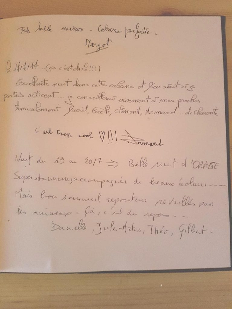 Hébergement insolite juillet 2017