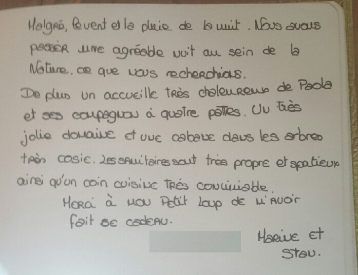 Hébergement insolite 20.07.2017