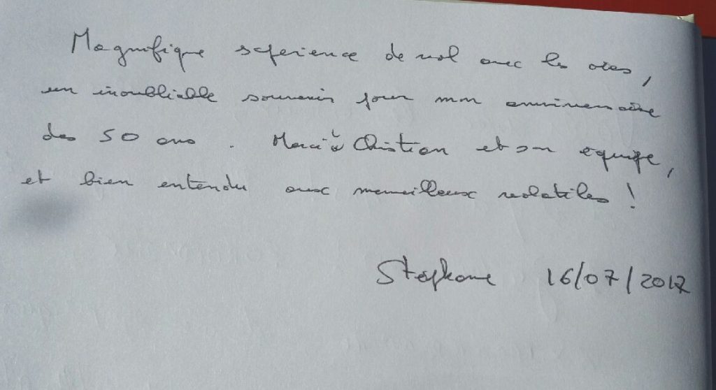 Vol en ULM avec les oies 16.07.2017