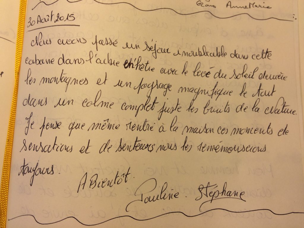 Avis Cabane 30.08.15