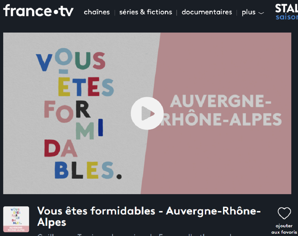 Vous êtes formidables - Auvergne - Rhone- Alpes Christian Moullec