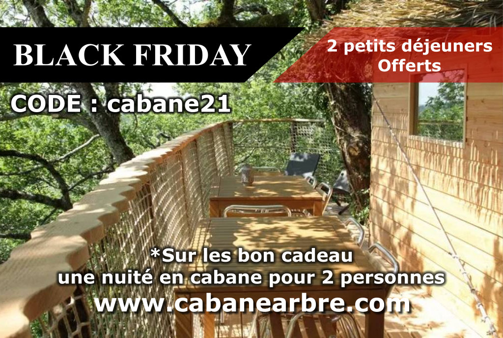 Black Friday cabane promo