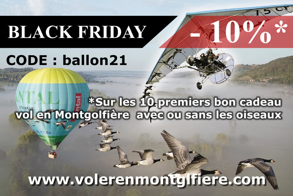 Black friday montgolfière ballon promo