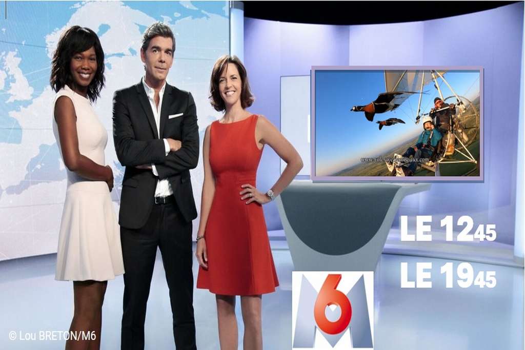 Voler avec les oiseaux Christian Moullec au JT M6